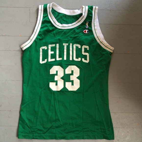 Vintage Champion Larry Bird Jersey Slim Large - Picture 2 of 8